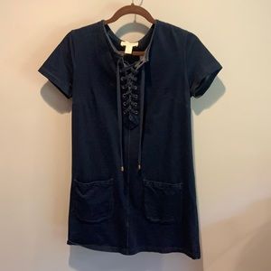 Fitted forever 21 denim dress